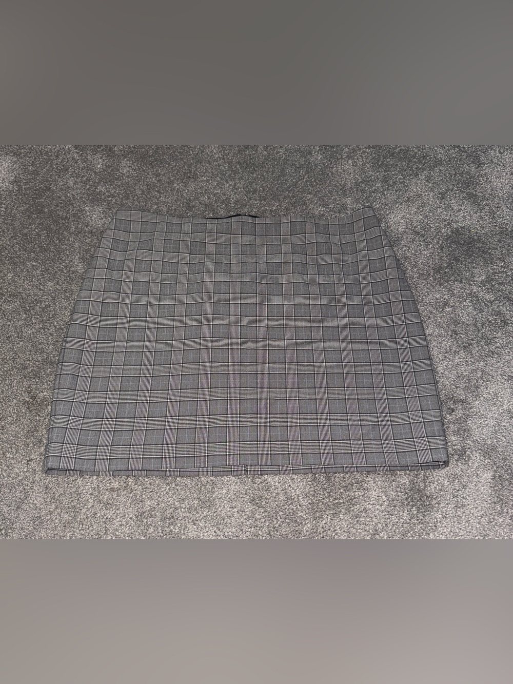 Express Gray Plaid Mini Skirt Short Lined Women's Regular Size 14
#express